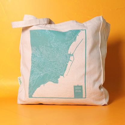 Bolso tote: mapa de Santa Cruz de Tenerife