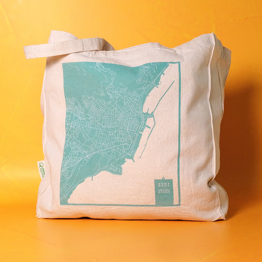 Bolso tote: mapa de Santa Cruz de Tenerife