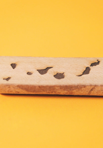 Llavero de madera: 7 Islas