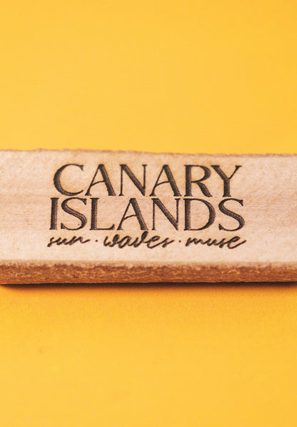 Llavero de madera: Canary Islands