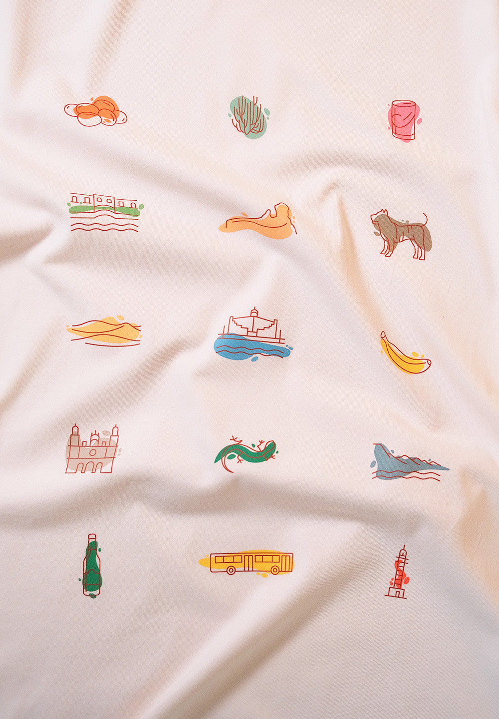 Camiseta eco: Iconos de Gran Canaria