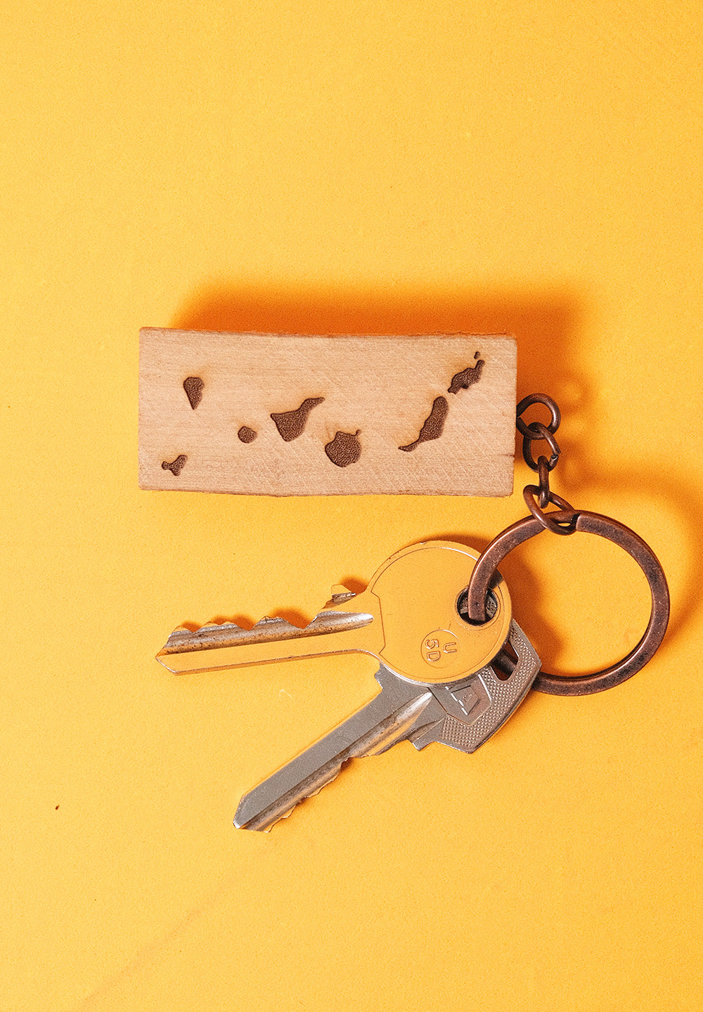 Llavero de madera: 7 Islas