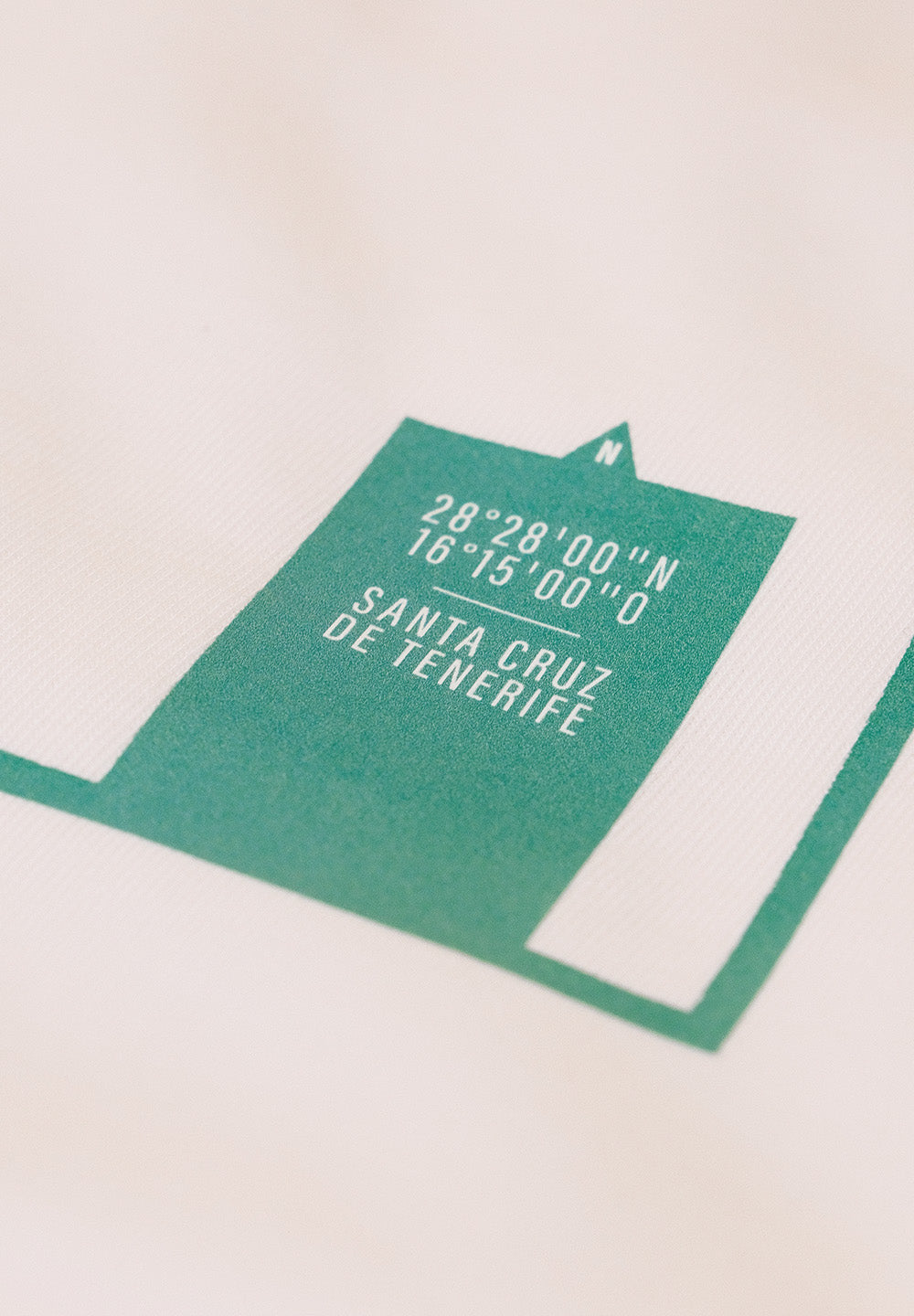 Camiseta eco: Mapa de Santa Cruz de Tenerife