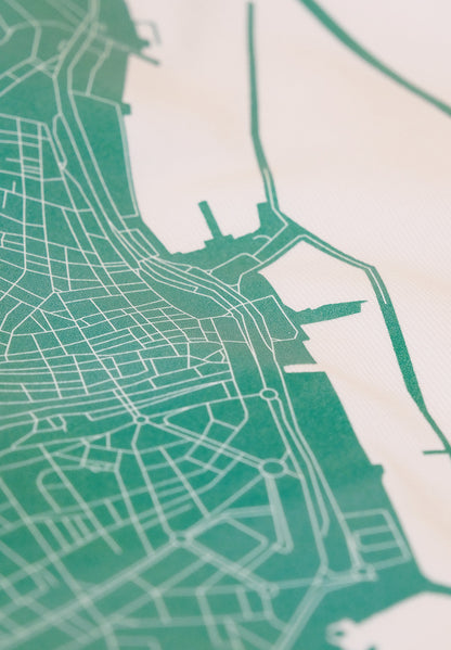Camiseta eco: Mapa de Santa Cruz de Tenerife