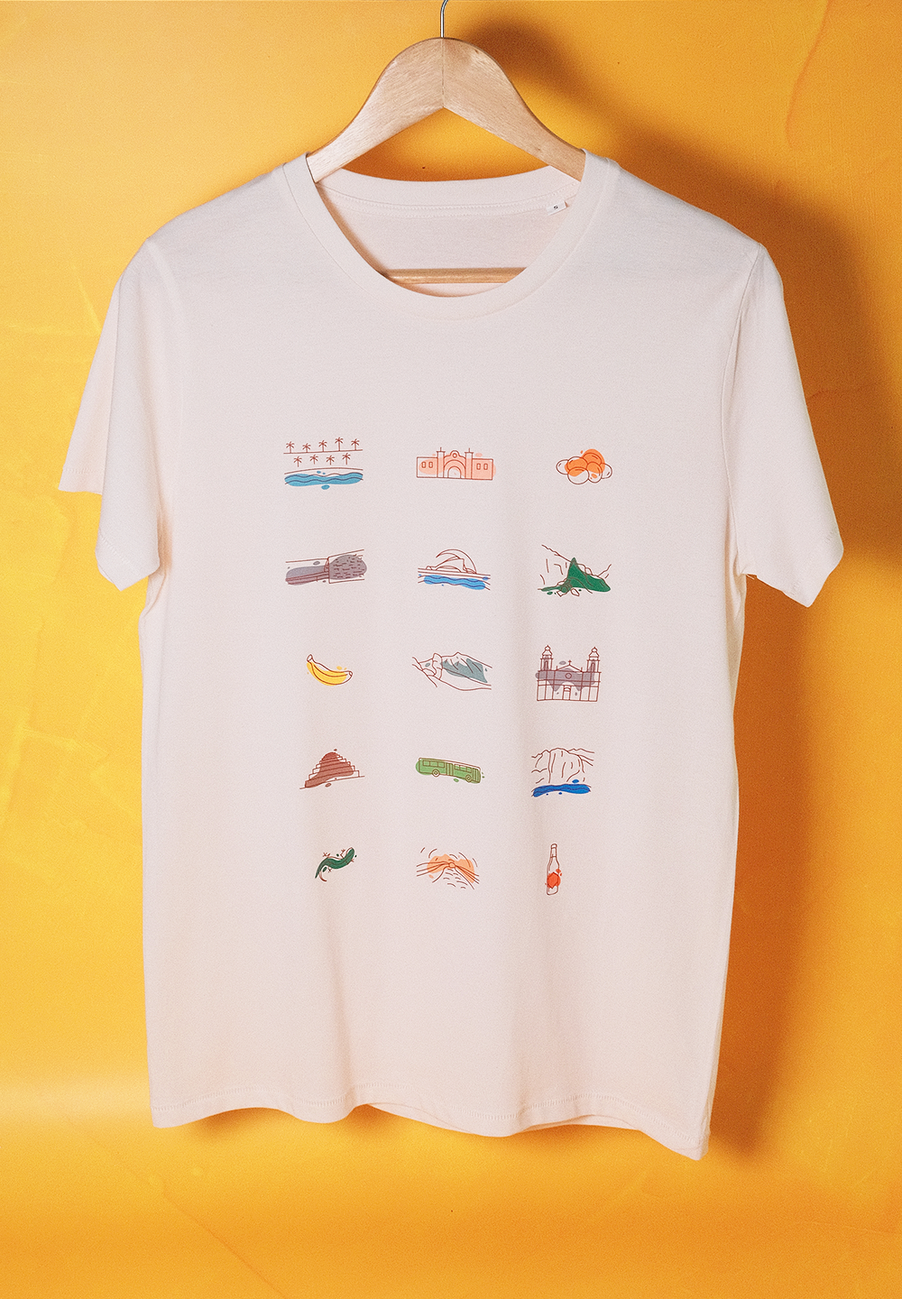 Camiseta eco: Iconos de Tenerife