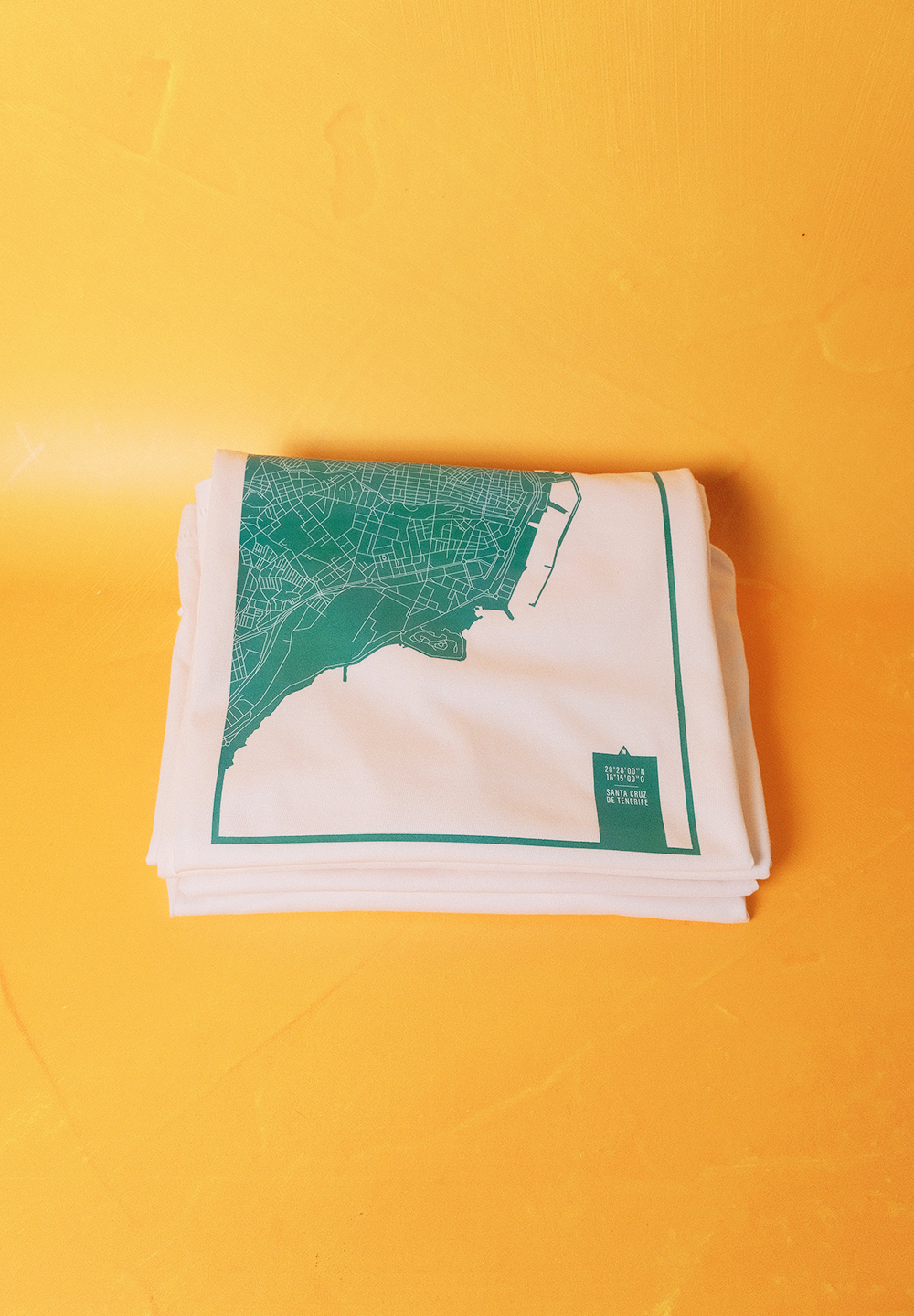 Camiseta eco: Mapa de Santa Cruz de Tenerife
