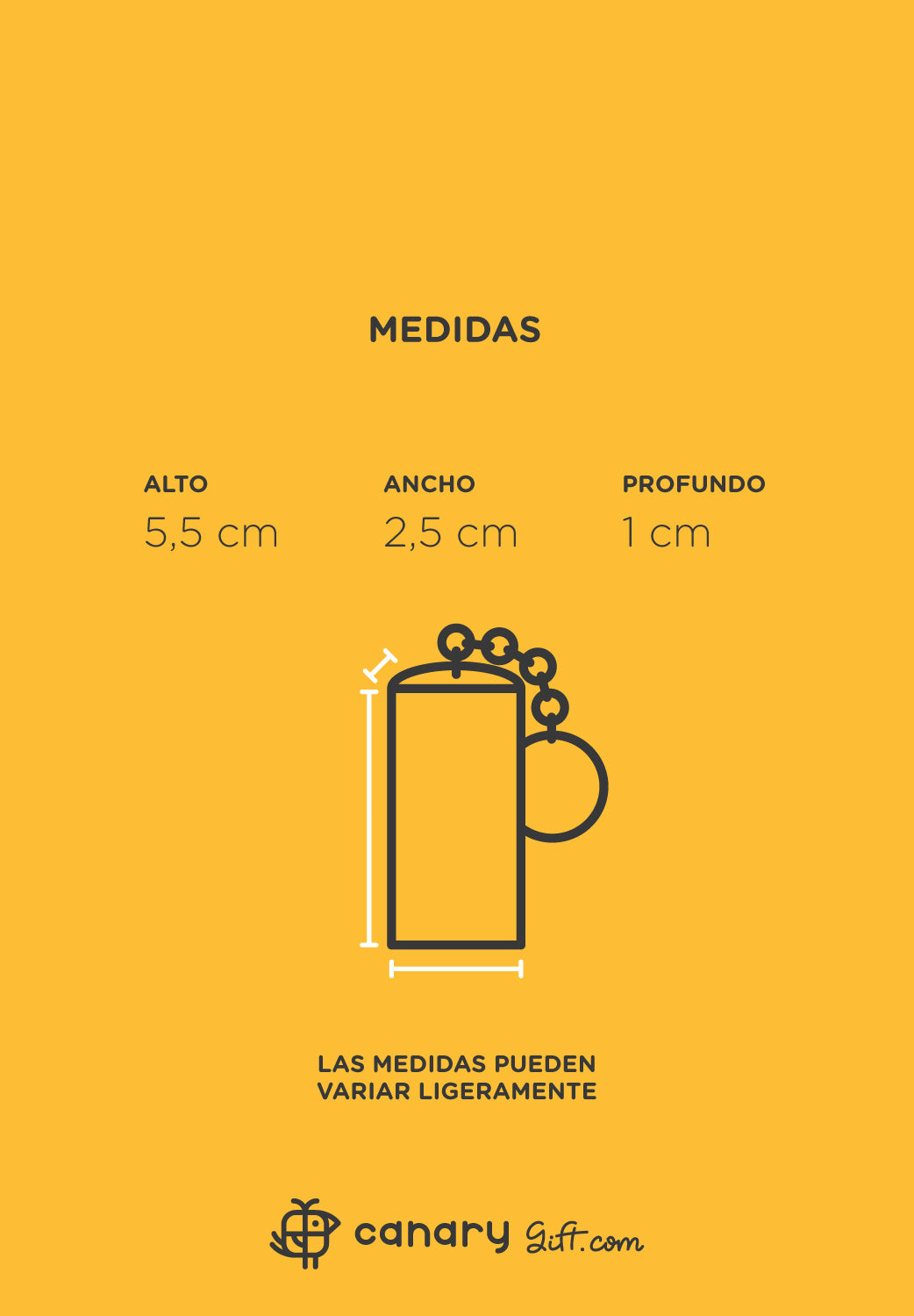 Llavero de madera: Canary Islands