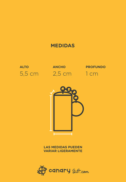 Llavero de madera: Iconos de Gran Canaria