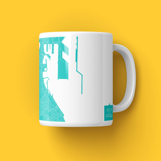 Las Palmas de Gran Canaria Map Mug