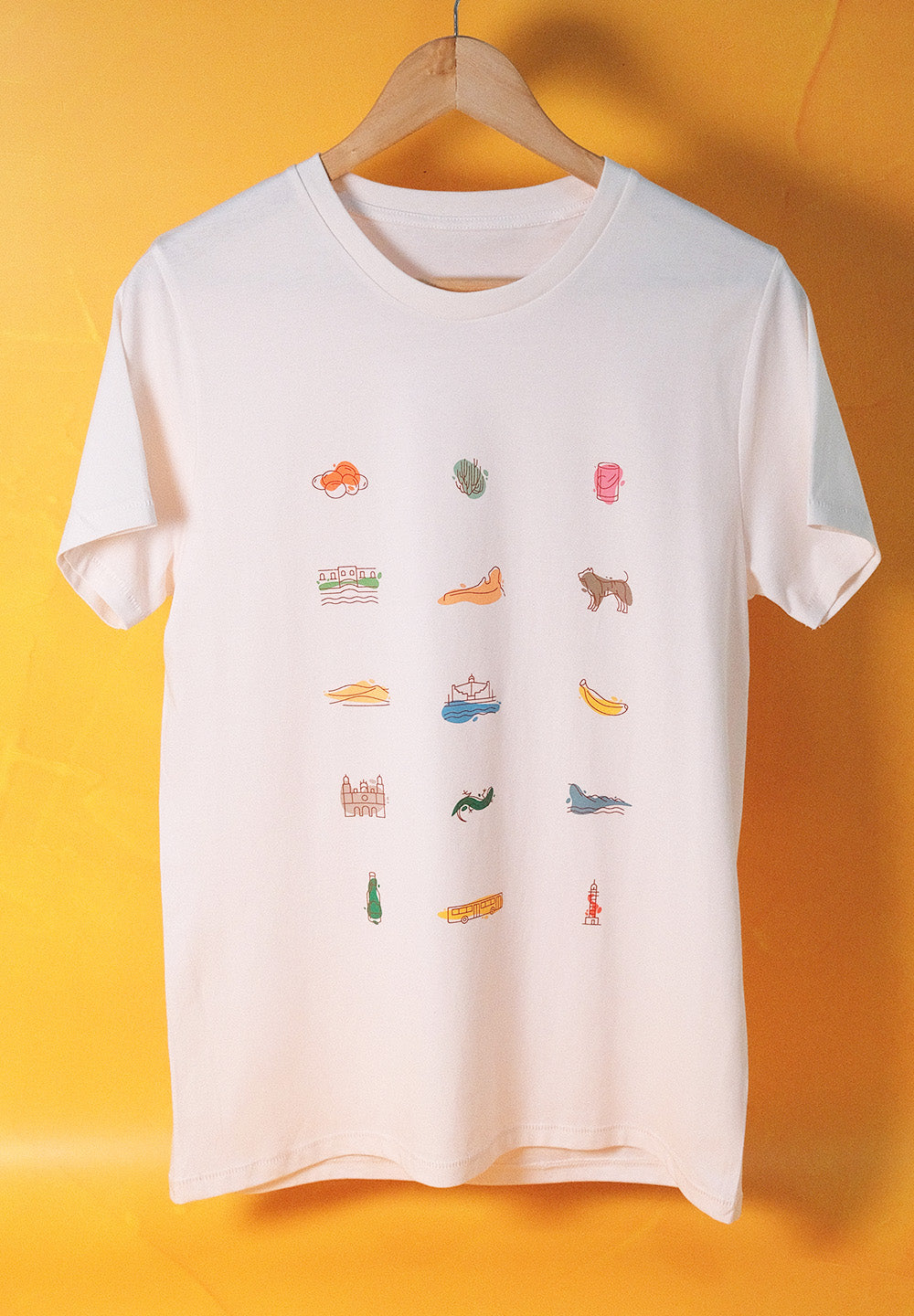 Camiseta eco: Iconos de Gran Canaria