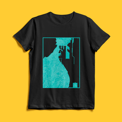 Camiseta del mapa de Las Palmas de Gran Canaria