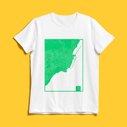 Camiseta del mapa de Santa Cruz de Tenerife