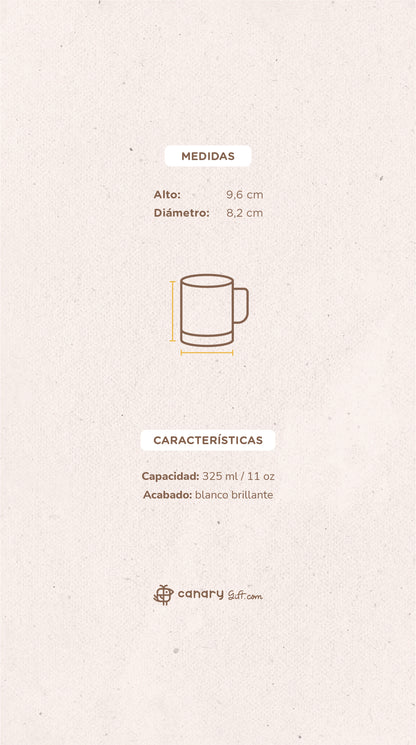 Taza: iconos de Tenerife