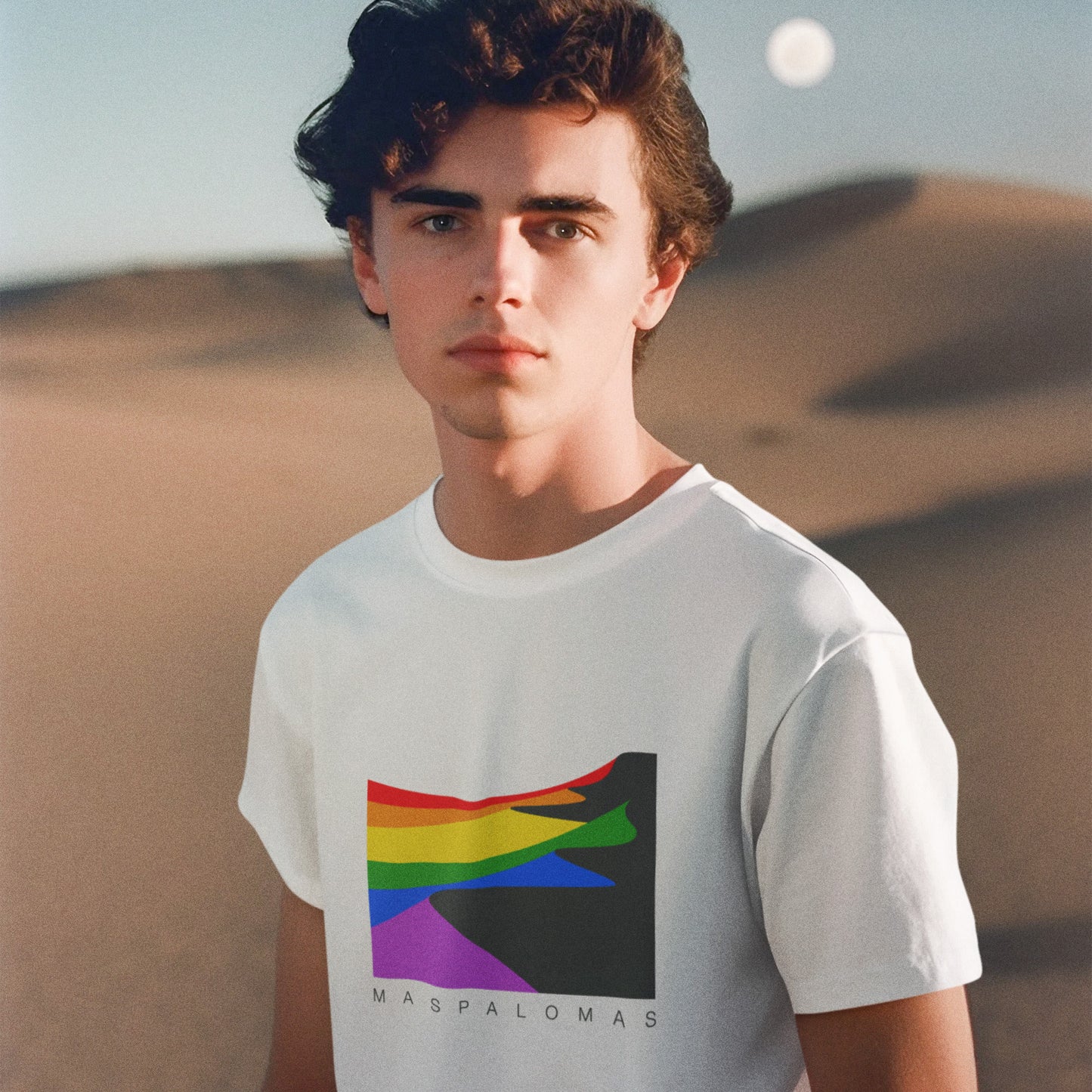 Camiseta multicolor de las Dunas de Maspalomas